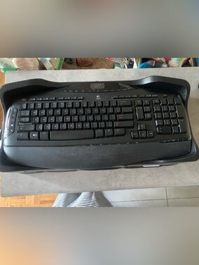 Logitech MX5500 Black Full-Size Wireless Keyboard with No Mouse